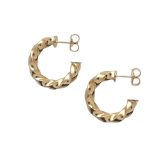 Load image into Gallery viewer, SE922B 18K Gold Plated Hoops