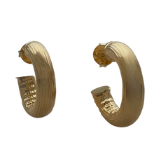 Load image into Gallery viewer, SE923A 18K Gold Plated Hoops