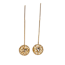 Load image into Gallery viewer, SE950 18K Gold Plated open ball Earrings