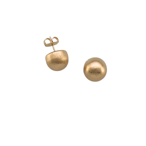 SE956B "small" 18K Gold Plated Halfmoon Earrings