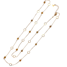 Load image into Gallery viewer, SN440CT 18K Gold Plated chain with Citrine stones