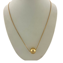 Load image into Gallery viewer, SN444 18K Gold Plated chain with a 16mm ball
