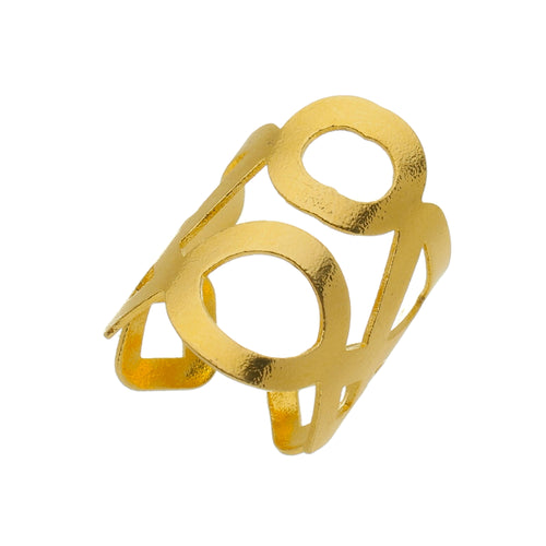 SR105 18k Gold Plated Ring