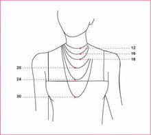 Load image into Gallery viewer, SN447A 16'' small links 18K Gold Plated Chain