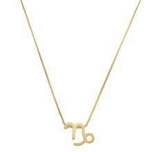 Load image into Gallery viewer, SN400 L "Capricorn Zodiac " 18K Gold Plated Necklace
