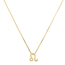 Load image into Gallery viewer, SN400 G "Leo Zodiac " 18K Gold Plated Necklace