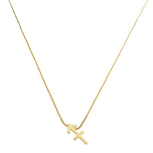 Load image into Gallery viewer, SN400 K "Sagittarius Zodiac " 18K Gold Plated Necklace
