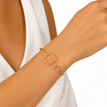Load image into Gallery viewer, SB296 Geometric Design 18K Gold Plated bracelet