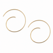 Load image into Gallery viewer, SE1041 18K Gold Plated Hoops