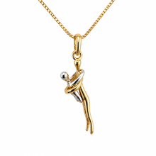 Load image into Gallery viewer, SN505 Mom and Child Rhodium/ 18K Gold Plated Necklace