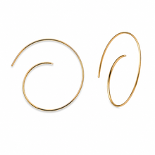 Load image into Gallery viewer, SE1041 18K Gold Plated Hoops