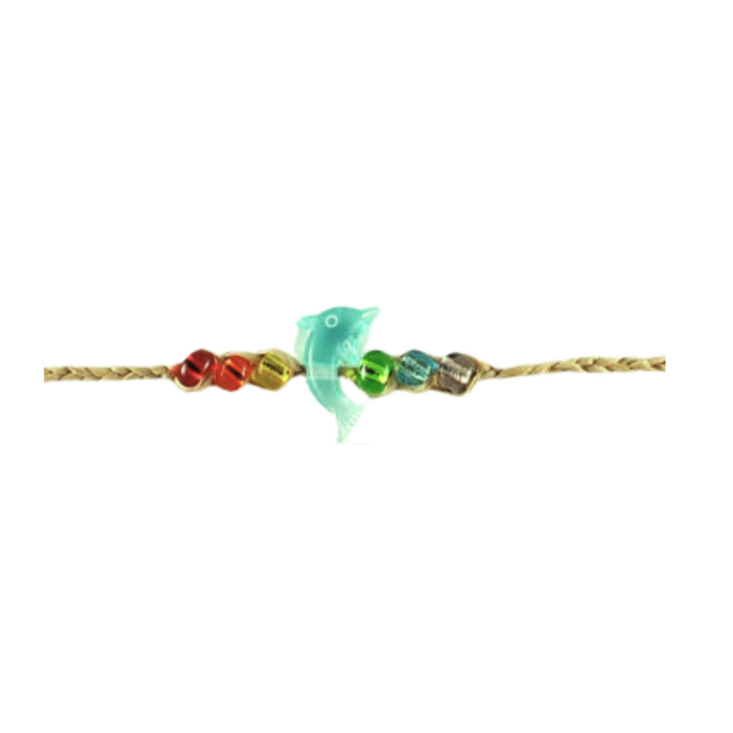 DB8- Dolphins Natural Fiber Bracelets (bundle of 25)