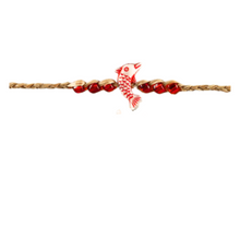 Load image into Gallery viewer, DB8- Dolphins Natural Fiber Bracelets (bundle of 25)