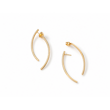 Load image into Gallery viewer, SE1027 "2 parts" 18K Gold Plated Earrings