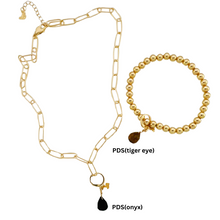 Load image into Gallery viewer, PDS 18K Gold Plated Pendants with Stones