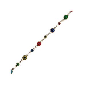 SA002(MT) Multi evil eye Ankle Bracelet