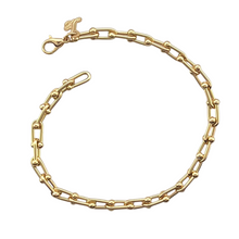 Load image into Gallery viewer, SB253A 18K gold plated micro link bracelet