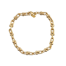 Load image into Gallery viewer, SB253B 18K  Gold Plated  medium link bracelet