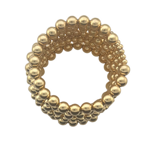 SB264 Spiral 18K Gold Plated Bracelet