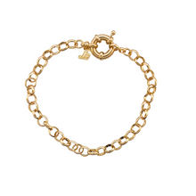 Load image into Gallery viewer, SB271 18K Gold plated Portuguese Traditional chain Bracelet