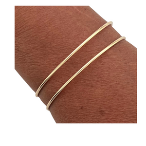SB272 18K Gold Plated double wire Bracelet