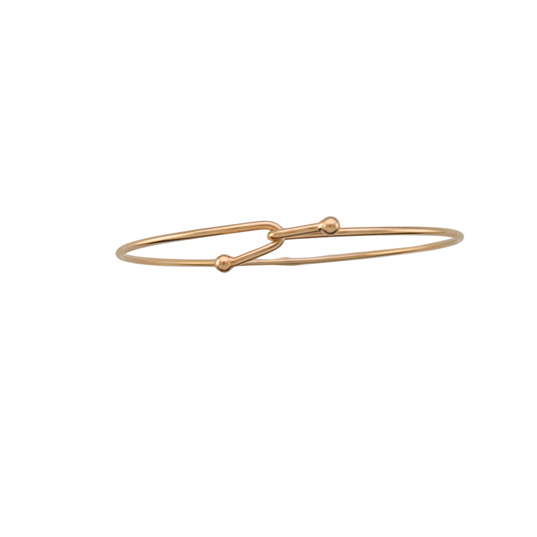 SB292 18K Gold Plated thin bangle Bracelet