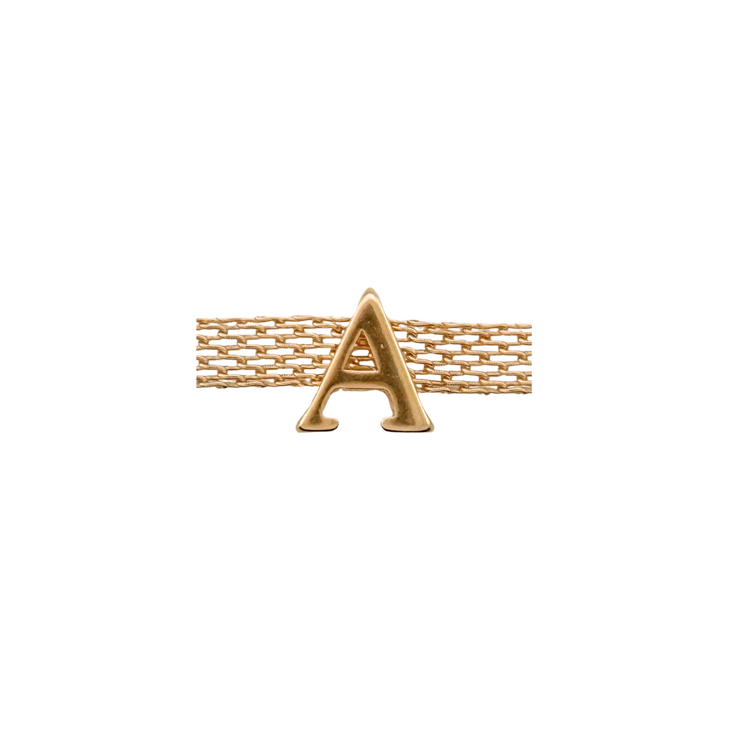 SB300 Initials 18K Gold Plated Bracelets