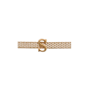 SB300 Initials 18K Gold Plated Bracelets