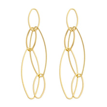Load image into Gallery viewer, SE621 Ovals Within Ovals Earrings