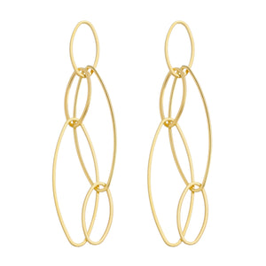 SE621 Ovals Within Ovals Earrings