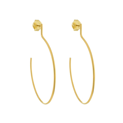 SE705XS 18k Gold Plated Hoop Earrings