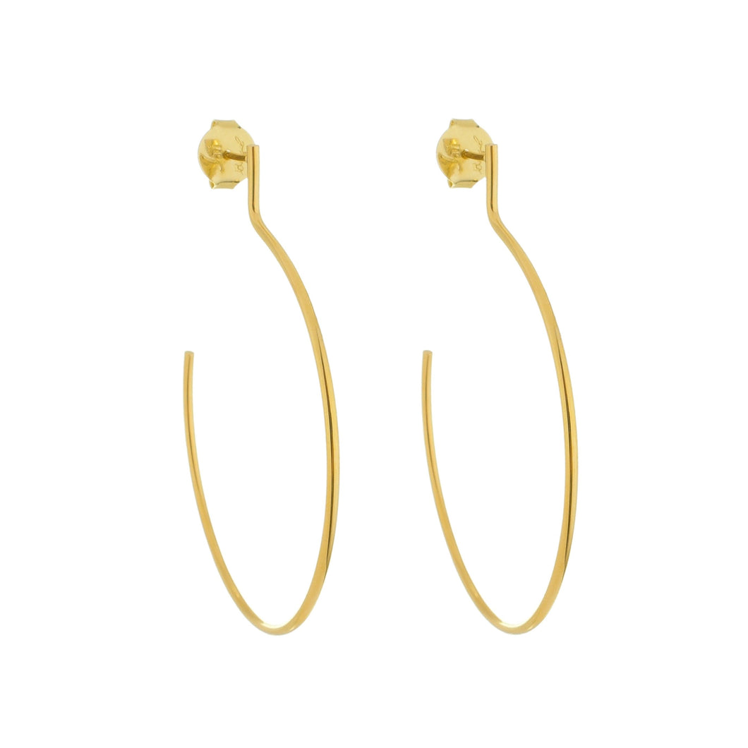 SE705XS 18k Gold Plated Hoop Earrings