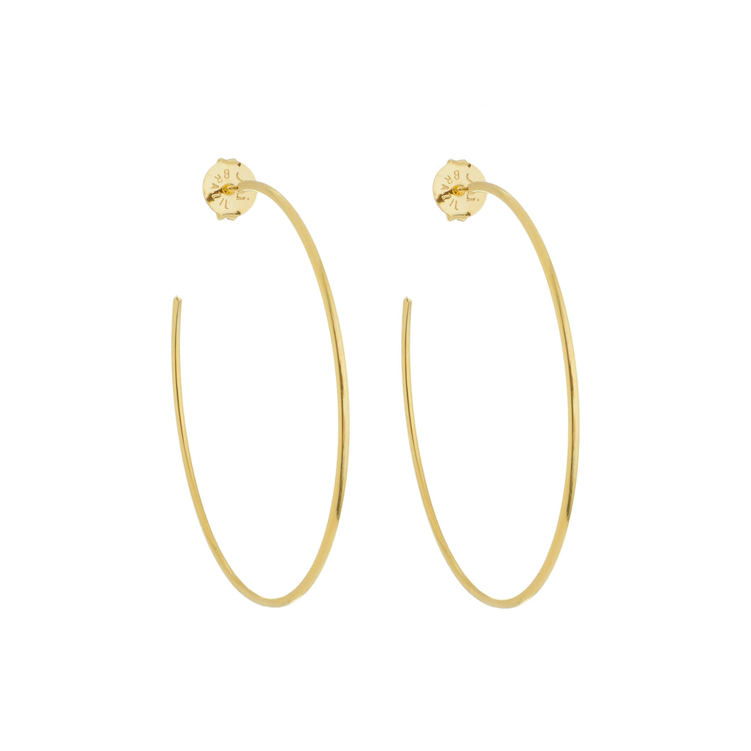 SE706LG 18k Gold Plated Hoops