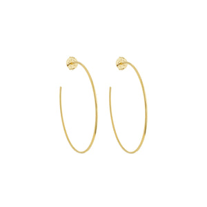SE706SM 18k Gold Plated Hoops
