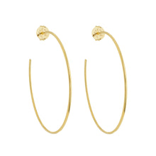 Load image into Gallery viewer, SE706XL 18k Gold Plated Hoops