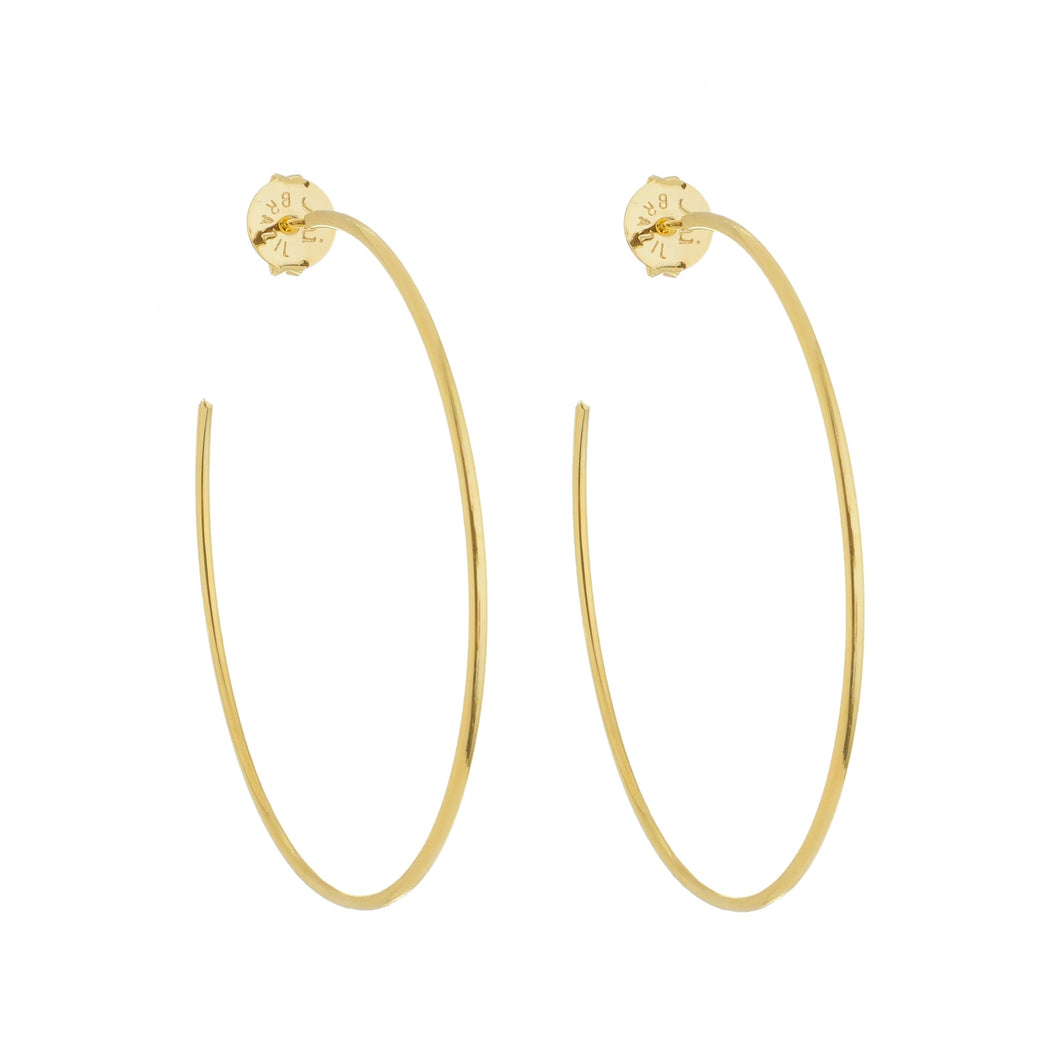 SE706XL 18k Gold Plated Hoops