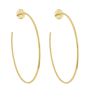 SE706XXL 18k Gold Plated Hoops
