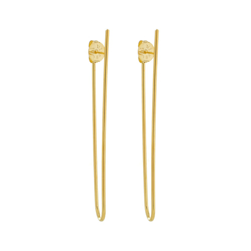 SE713 18k Gold Plated Hoop Earrings