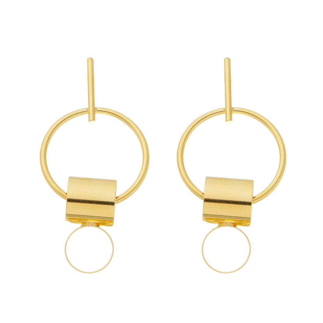 SE727 18k Gold Plated Earrings