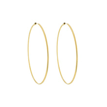 Load image into Gallery viewer, SE731MD 18k Gold Plated Endless Hoops
