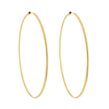 Load image into Gallery viewer, SE731XL 18k Gold Plated Endless Hoops