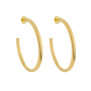 SE760BMD 18k Gold Plated Hoops