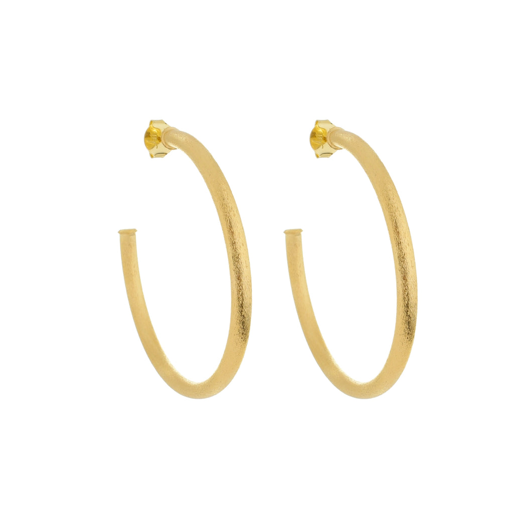 SE760BSM 18k Gold Plated Hoops