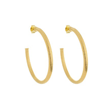 Load image into Gallery viewer, SE760BXS 18k Gold Plated Hoops