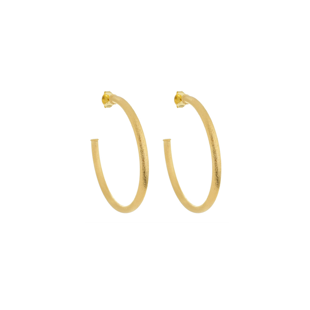 SE760BXS 18k Gold Plated Hoops