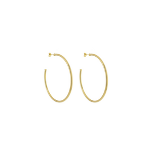 SE761AXS 18k Gold Plated Hoops