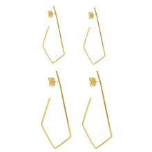 Load image into Gallery viewer, SE767MD Gold Plated Earrings