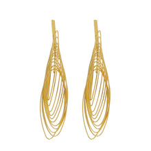 Load image into Gallery viewer, SE773 Many-Looped Gold Earrings