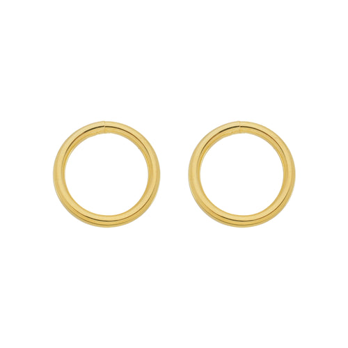 SE777A 18k Gold Plated Tubular Earrings