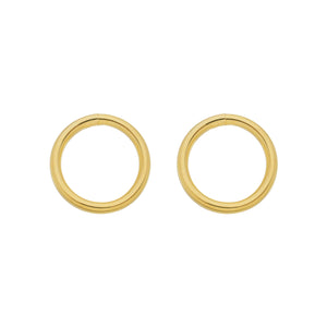 SE777A 18k Gold Plated Tubular Earrings